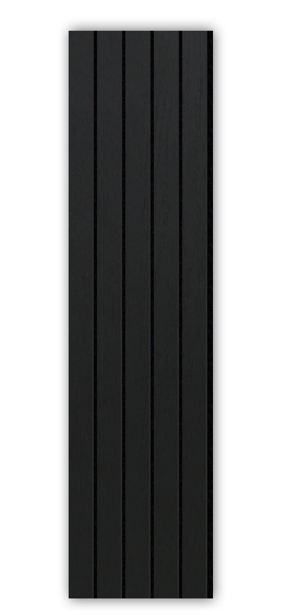 Acoustic Slat Wall Panels | Premium UltraWide Slats | 240cm x 60cm | Black