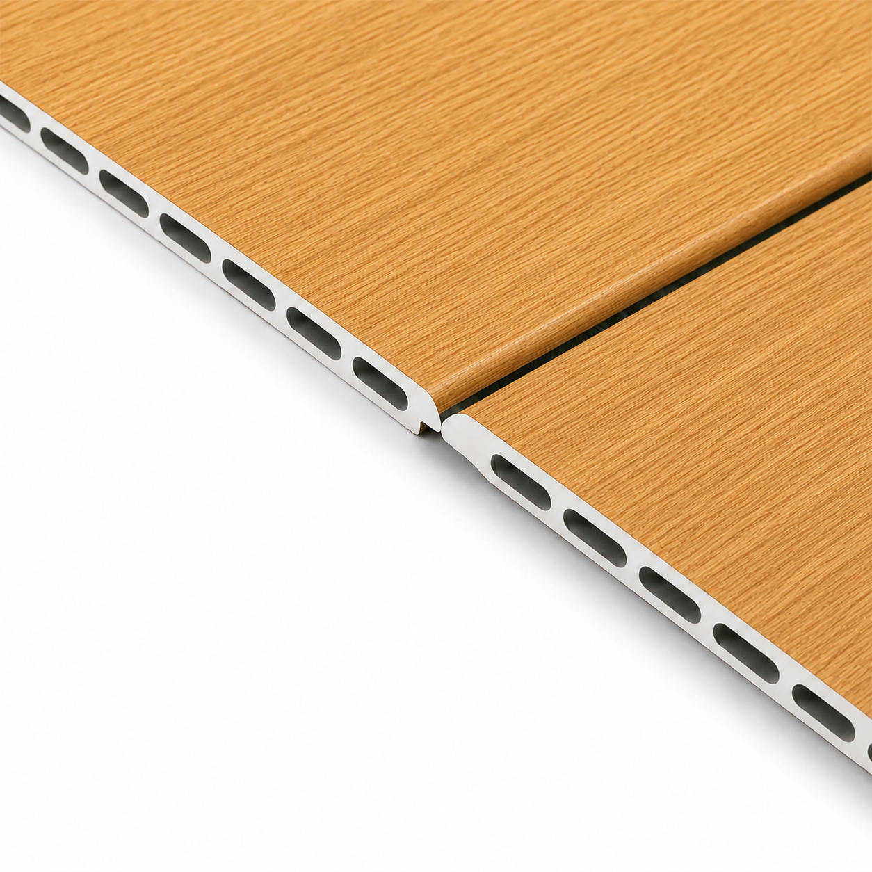 WPC Flat Wall Panels | Outdoor | 236cm x 40.5cm | 5 Pack | Light Oak