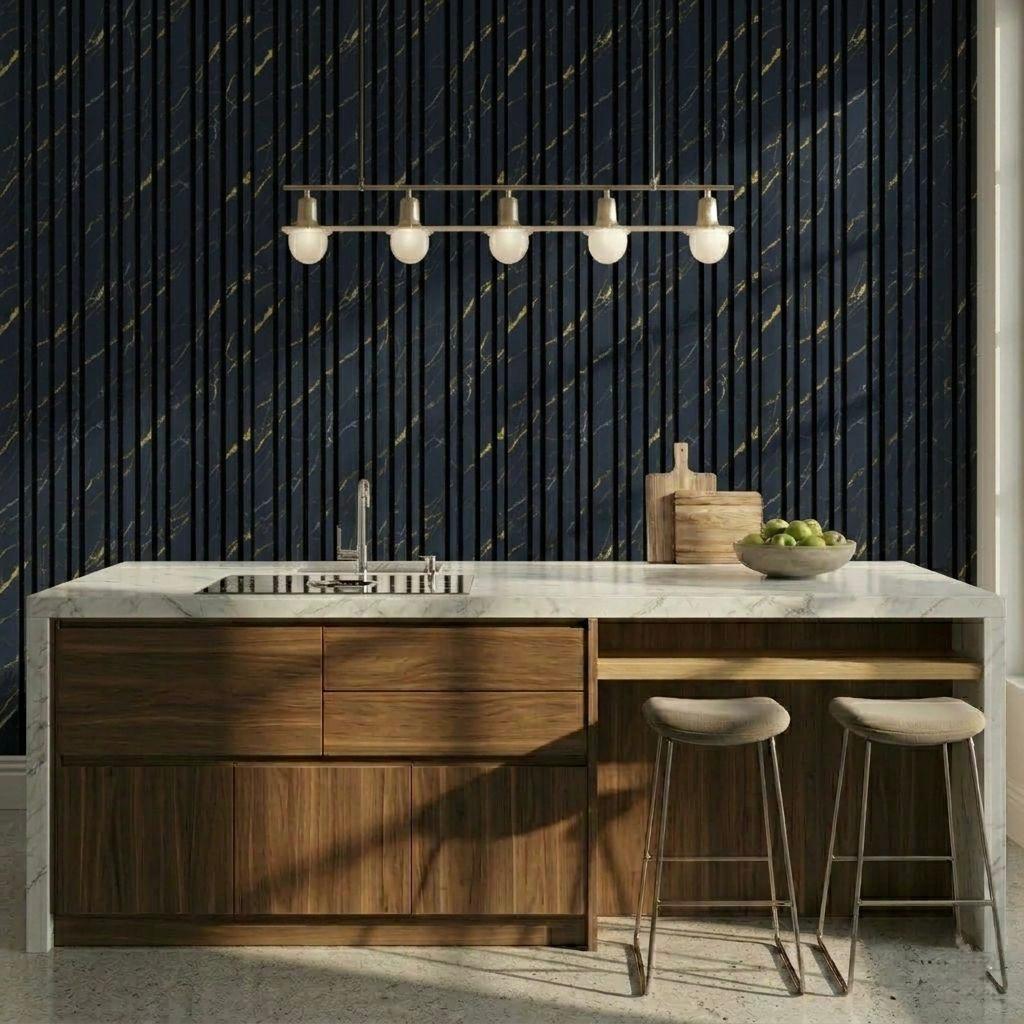 ACOUSTIC MULTI WIDTH PANEL- BLACK MARBLE