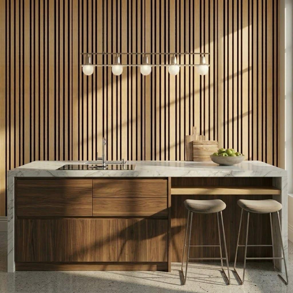 ACOUSTIC MULTI WIDTH PANEL- OAK