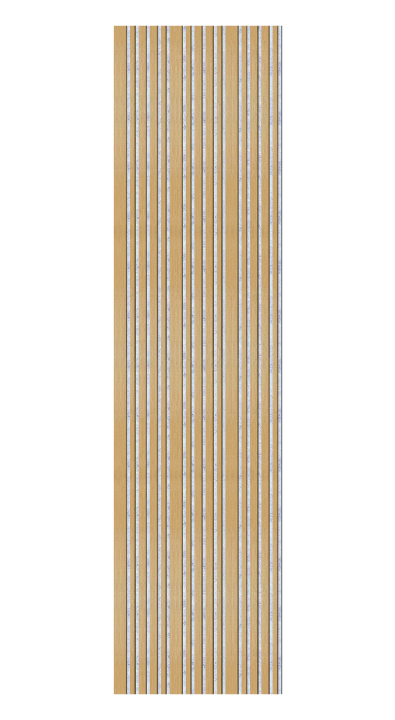 ACOUSTIC MULTI WIDTH PANEL- OAK + SILVER
