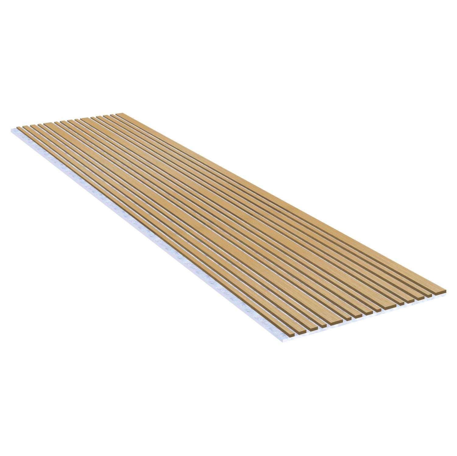 ACOUSTIC MULTI WIDTH PANEL- OAK + SILVER