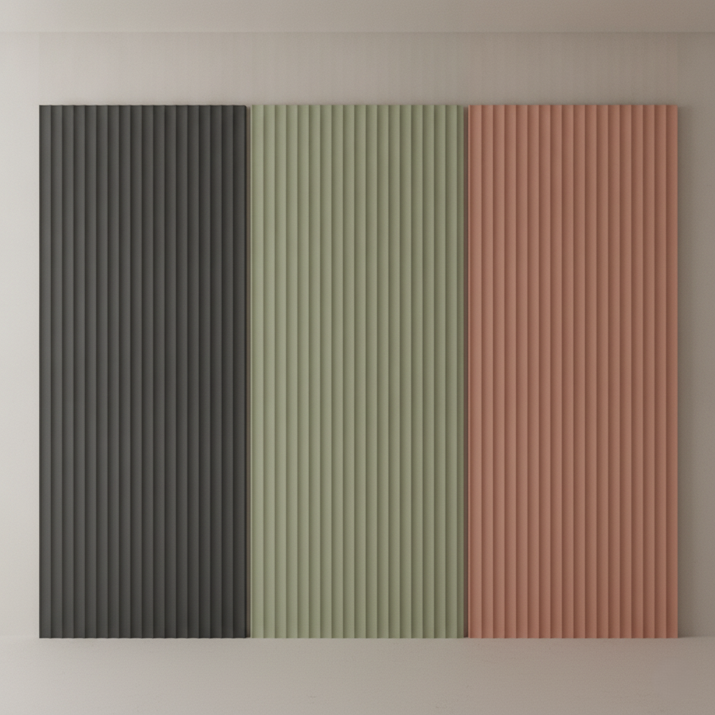 Paintable Fluted MDF Wall Panel (240cm x 60cm)