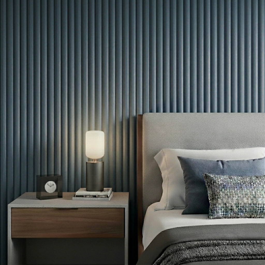 Paintable Ribbed MDF Wall Panel (240cm x 60cm)