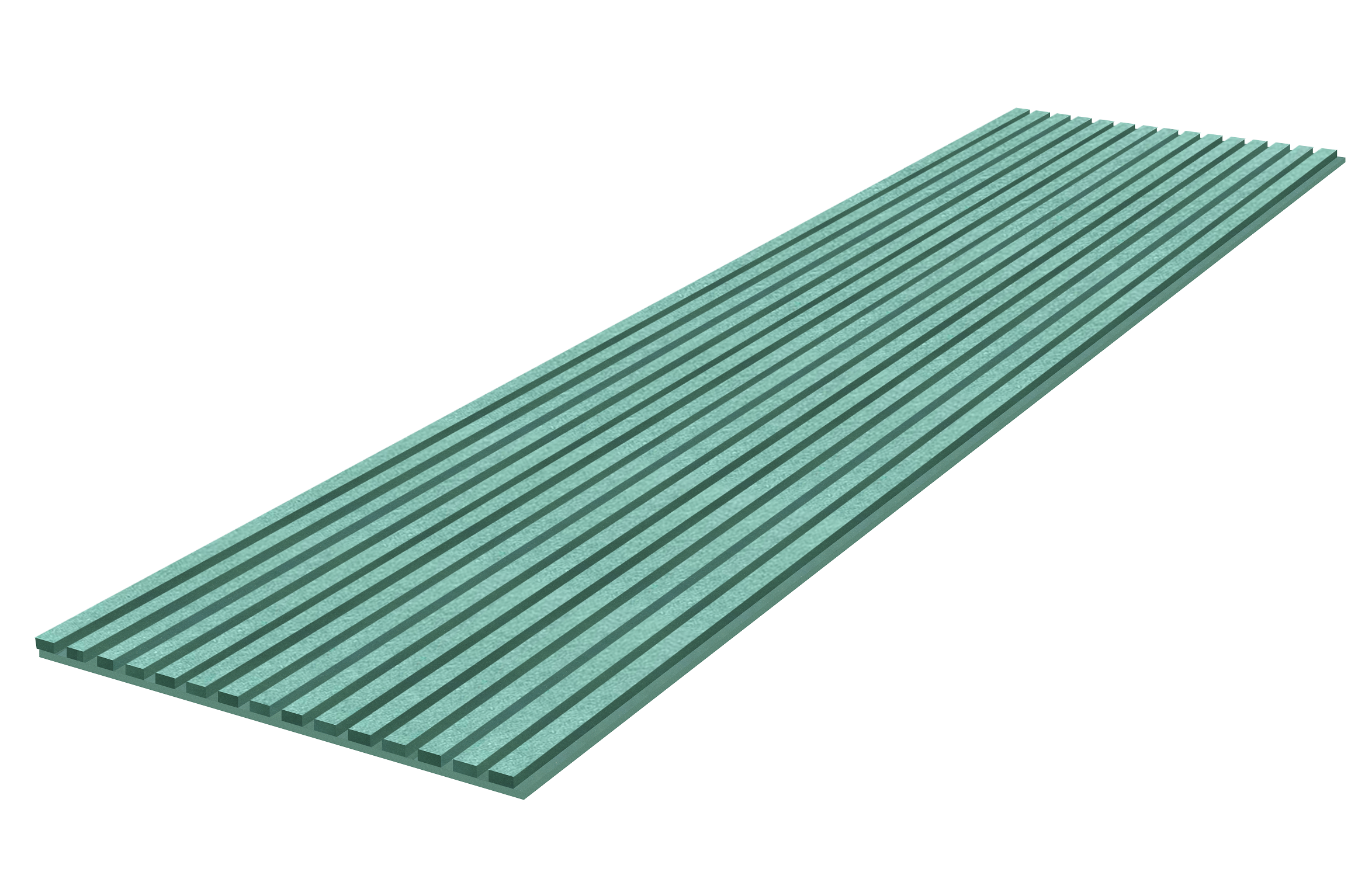 Paintable Slatted MDF Wall Panel (240cm x 60cm)