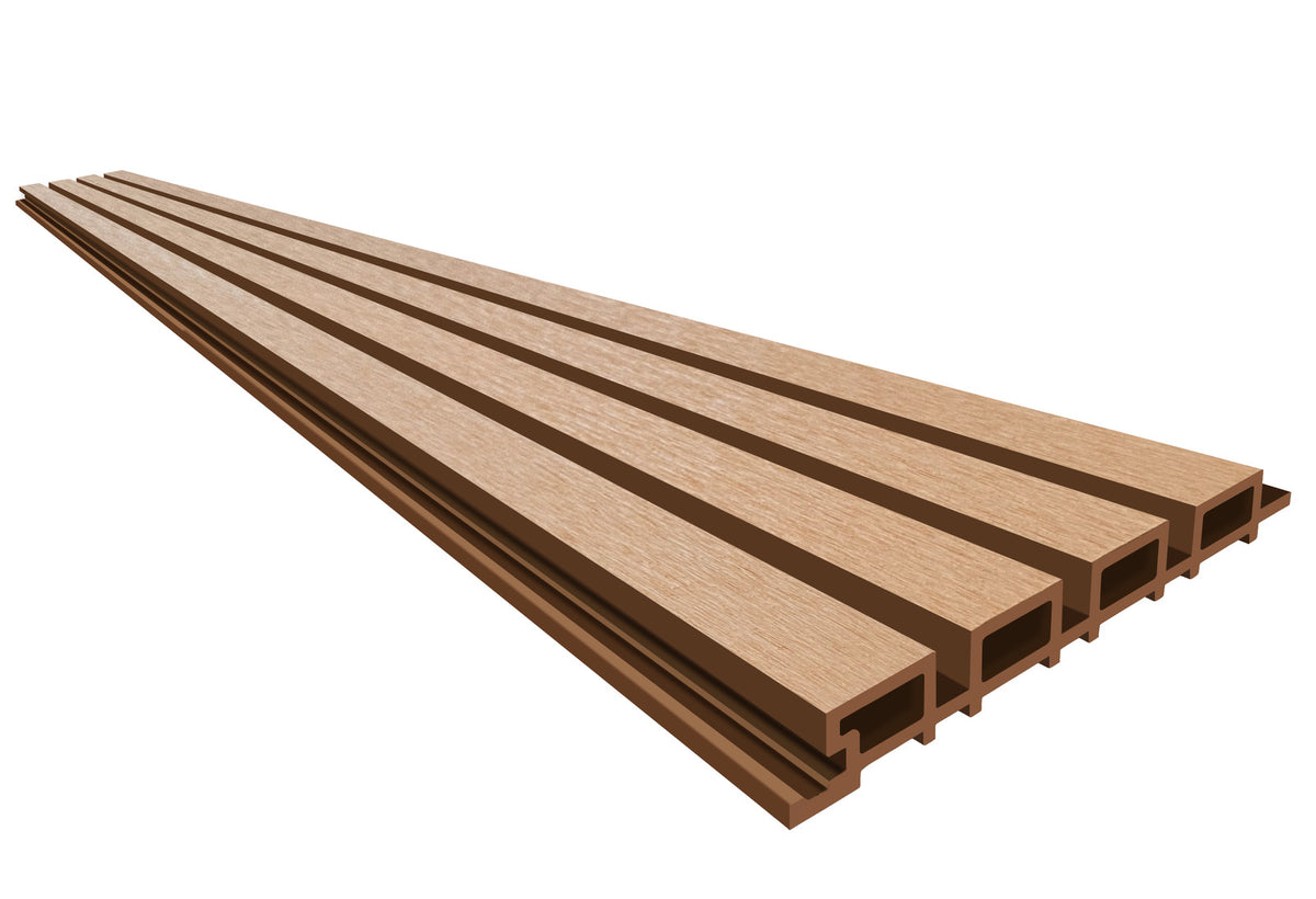 PH Pro Range Outdoor Composite Slat Wall Panel - American Oak - supplier image 3
