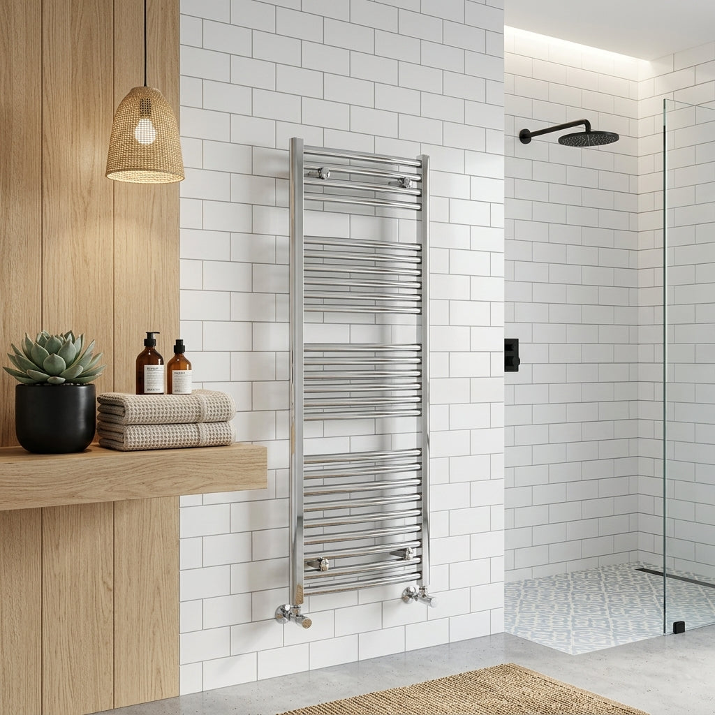LoCo Premier Straight Towel Rail Chrome  600 x 800