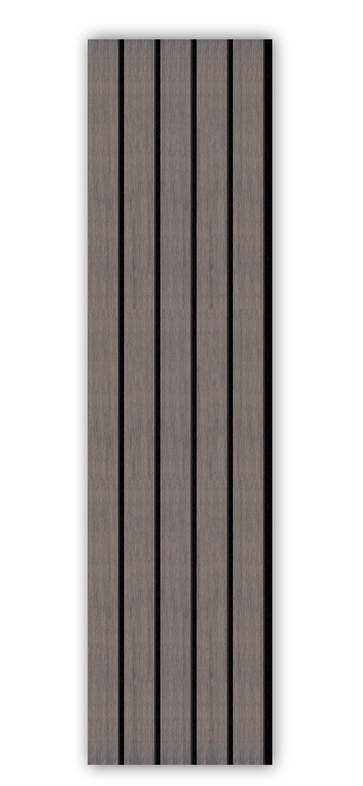 Acoustic Slat Wall Panels | Premium UltraWide Slats | 240cm x 60cm | Smoke
