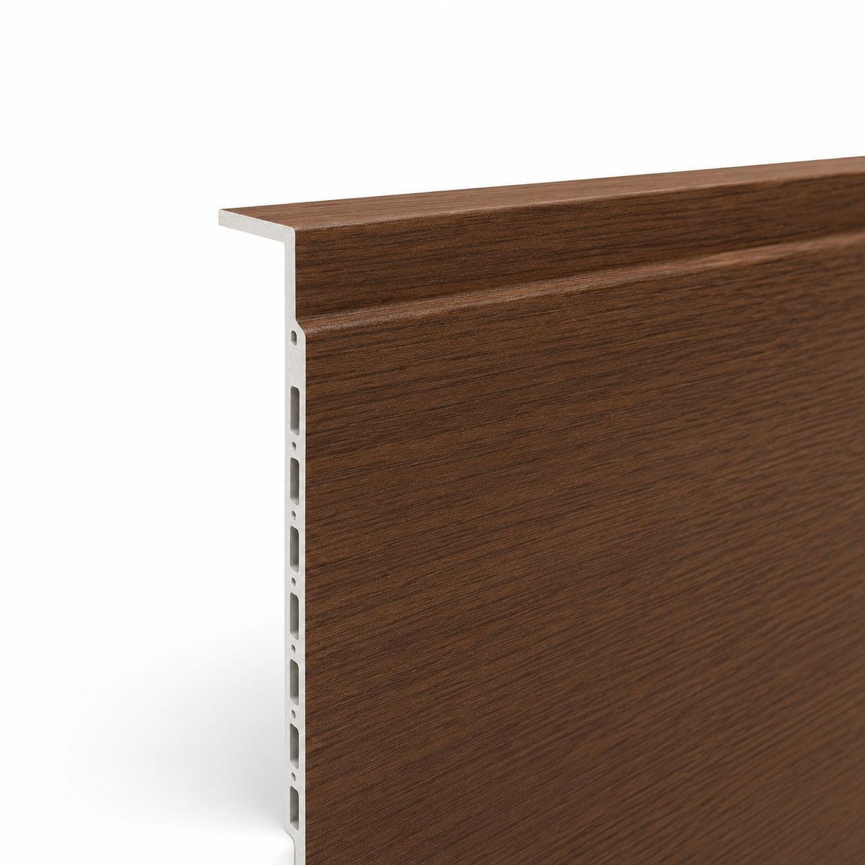 WPC Flat Wall Panels | Indoor | 236cm x 40.5cm | 5 Pack | Walnut