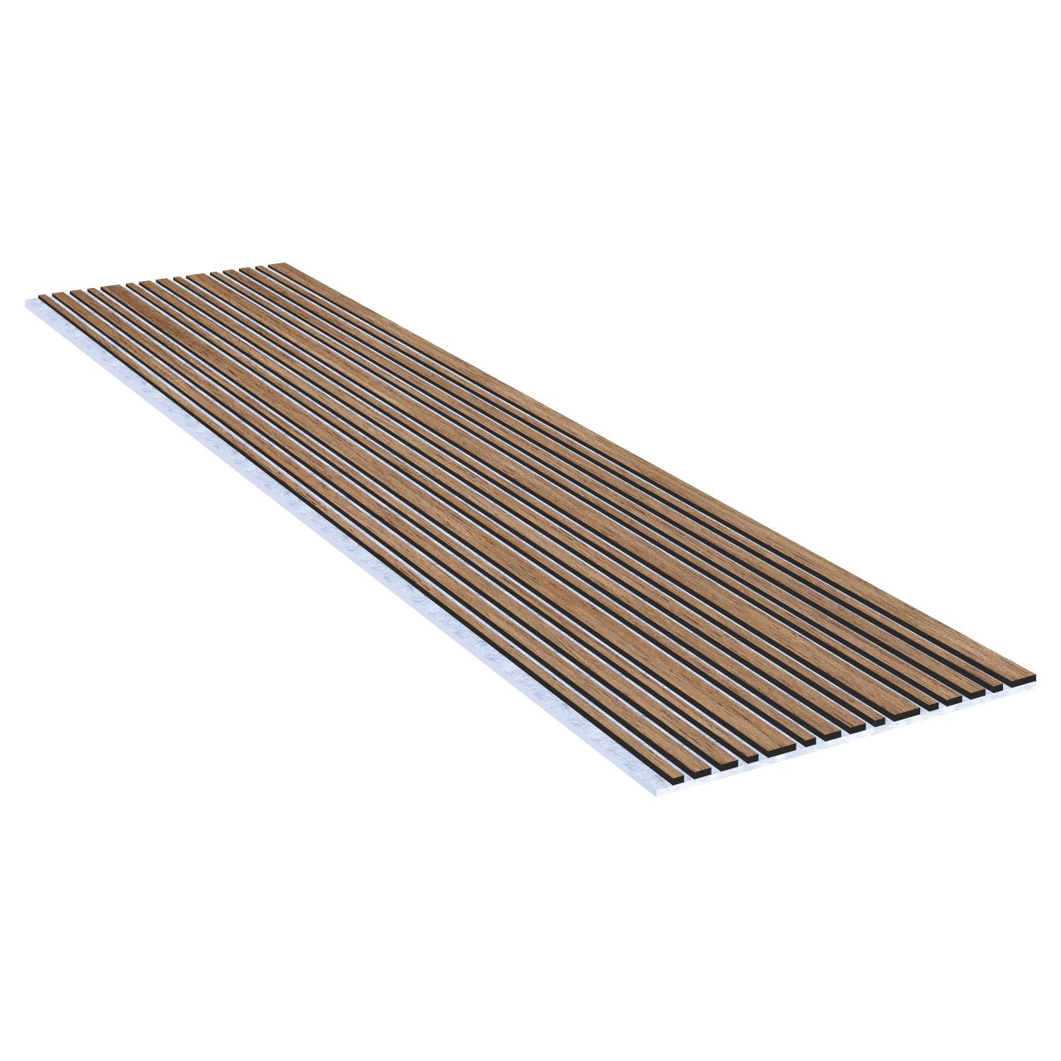 ACOUSTIC MULTI WIDTH PANEL- WALNUT + SILVER